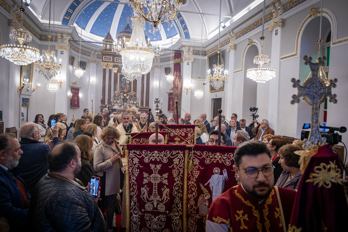 Taksim Surp Harutyun Kilisesi yeniden ibadete açıldı